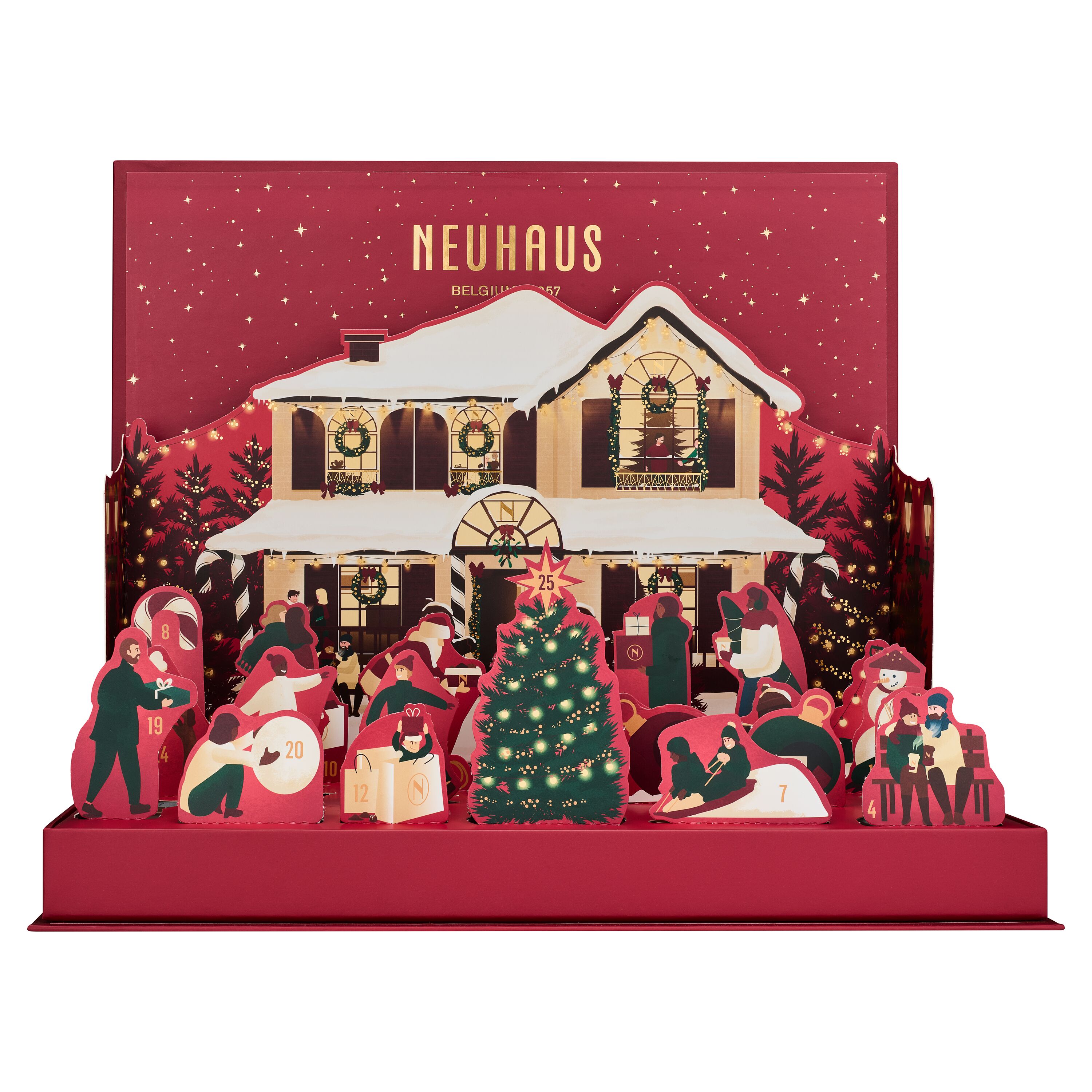 Popup Adventskalender 2025 Neuhaus Chocolates